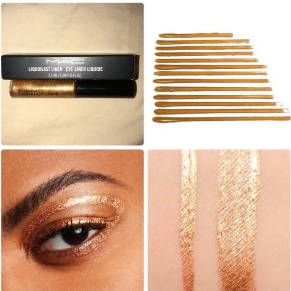 Mac Liquidlast 24-hour Waterproof Gold Eyeliner - Naked Bond - Picture 7 of 7